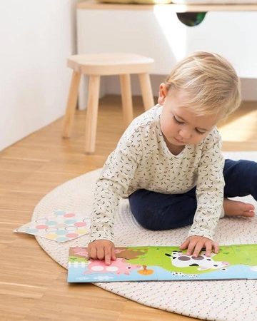 Moje pierwsze puzzle z naklejkami Apli Kids