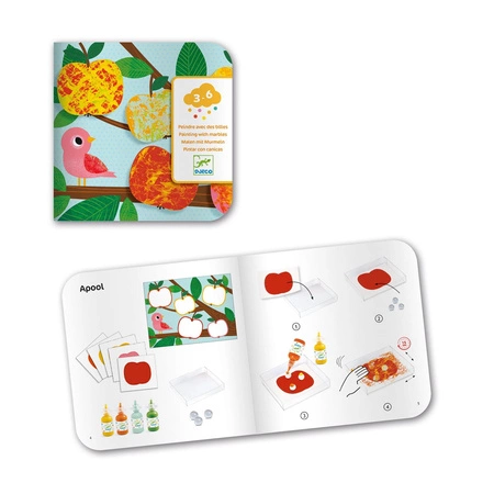 Zest. art. malowanie kulkami NATURA DJ09685