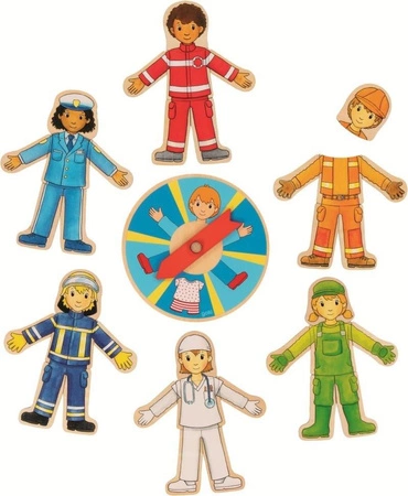 Drewniana gra dla dzieci Zawody 56784-Goki, puzzle i układanki dla dzieci