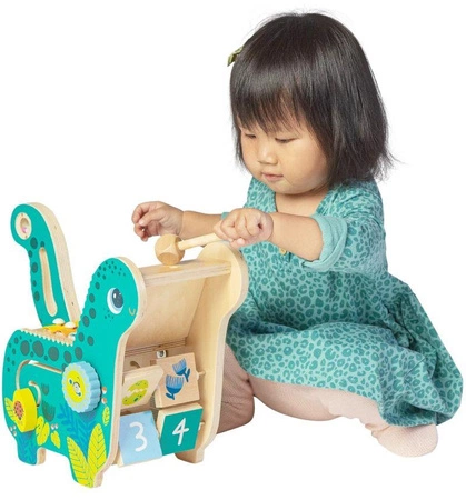 Drewniana zabawka muzyczna dla dzieci dinozaur Diego Manhattan Toy 162650