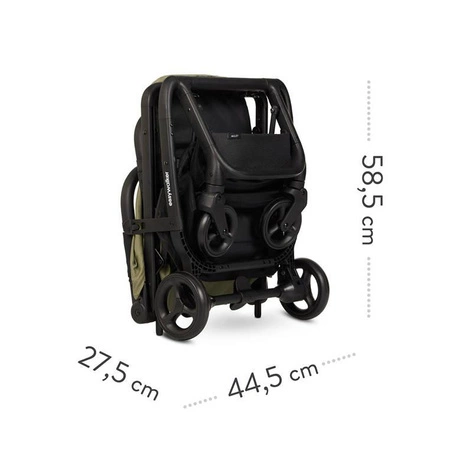Easywalker Miley² Kompaktowy wózek spacerowy z torbą transportową Sage Green