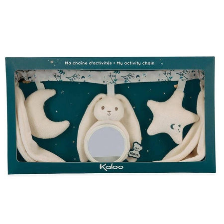 Kaloo Łańcuch do wózka wielofunkcyjny Królik kremowy Lapinoo