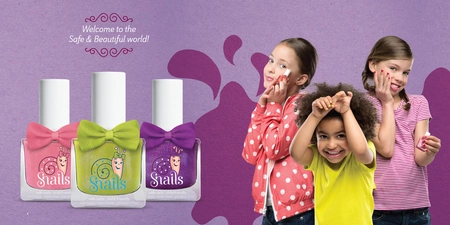 Lakier do paznokci dla dzieci Snails - Fleur Rose