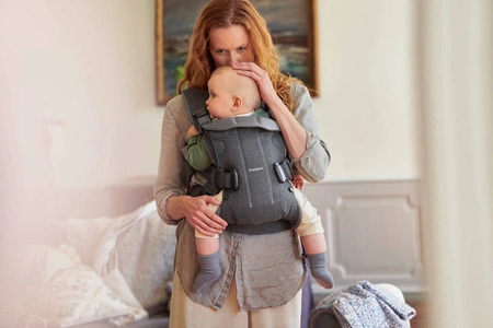 BABYBJORN ONE - nosidełko, Denim Szary/Ciemnoszary