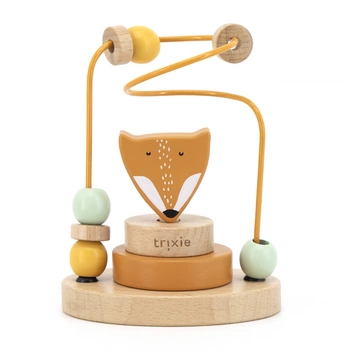 Labirynt z drewnianymi koralikami - Lis