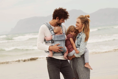 BABYBJORN - nosidełko Harmony 3D Mesh, Srebrny