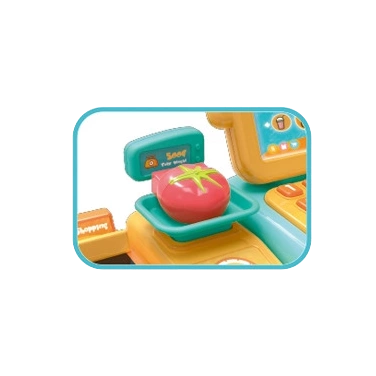 WOOPIE Kasa Sklepowa Dla Dzieci Zestaw + Zdrapywanka