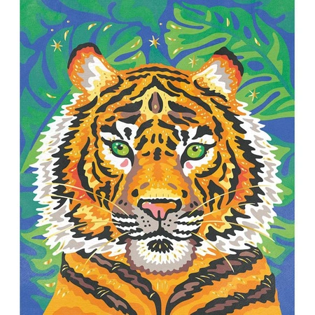 Zestaw kreatywny Malowanie po numerach Dzikie koty 7+, Janod