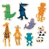 Puzzle drewniane magnet 24cz. zwierzątka DJ03111