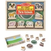 Stempelki Mój pierwszy drewniany zestaw pieczątek Zwierzęta na farmie Melissa and Doug 12390-MD