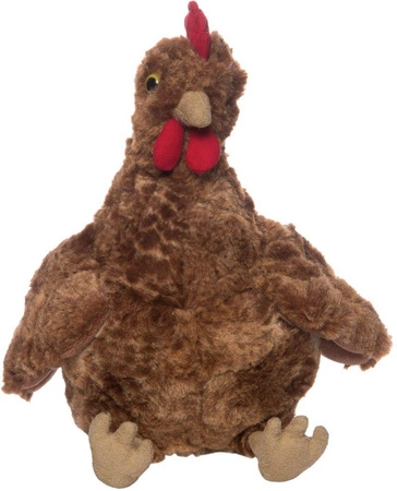 Maskotka dla dziecka brązowy kurczak Megg Manhattan Toy 155360