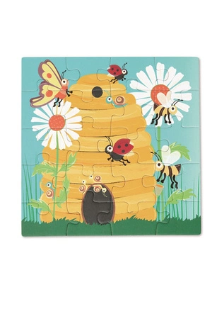 Scratch, Puzzle magnetyczne - książka podróżna W ogrodzie 2 obrazki 40 elem.