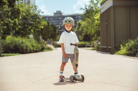 SCOOTANDRIDE Highwaykick 1 2w1 Jeździk i hulajnoga 1-5 lat Olive Oliwkowy