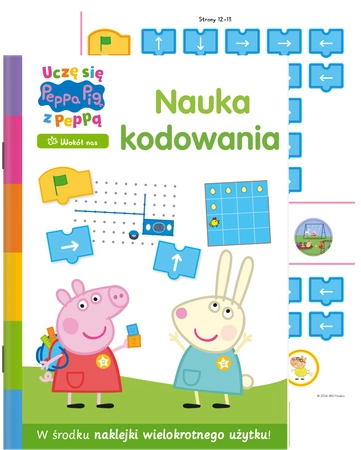 Nauka kodowania. Świnka Peppa. Uczę się z Peppą