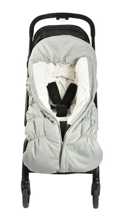 Beaba Śpiwór zimowy do wózka 6-24m Heather grey