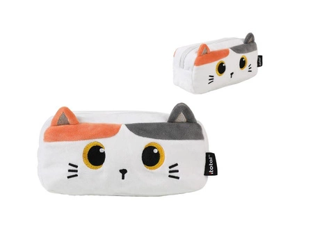 Pluszowy piórnik pomarańczowy kot Cat lovers
