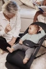 BABYBJORN - leżaczek BALANCE SOFT COTTON - Czarny / Ciemny Szary