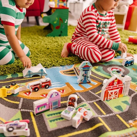 Mata do zabawy Psi Patrol i figurki drewniane Melissa and Doug 33273