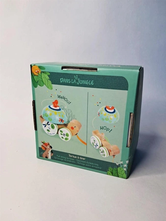 Drewniany żółwik do ciągnięcia 668360