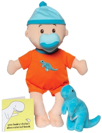 Przytulanka Tim Dino Baby Stella 156300-Manhattan Toy, lalki dla dziewczynek