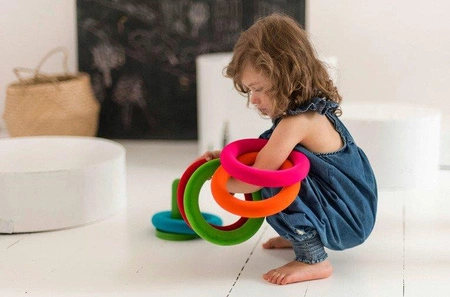 Rubbabu Zestaw do gry w obręcze sensoryczny