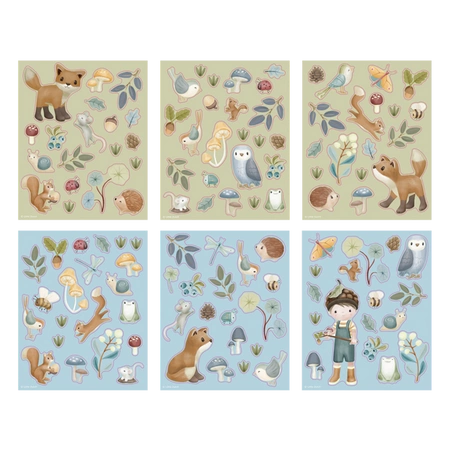 Little Dutch Książeczka z naklejkami Forest Friends