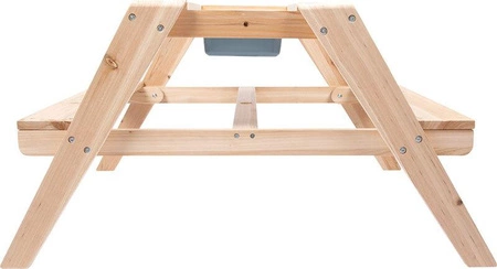Drewniany stolik dla dzieci do zabawy piaskiem wodą błotem 12422 Small Foot Outdoor zabawki ogrodowe
