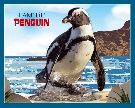 MADD CAPP, Puzzle konturowe I AM LIL' - Pingwin 100 elem.