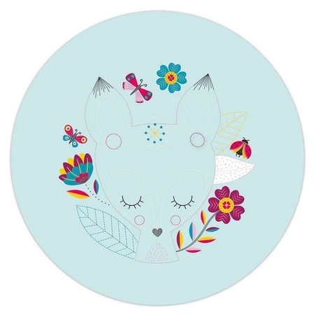 Zestaw kreatywny Tamborek z filcowym obrazkiem 8+, Janod