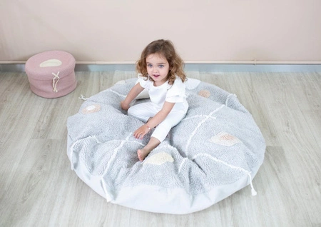 Lorena Canals Dywan bawełniany/Pufa Lou Ø 120 cm