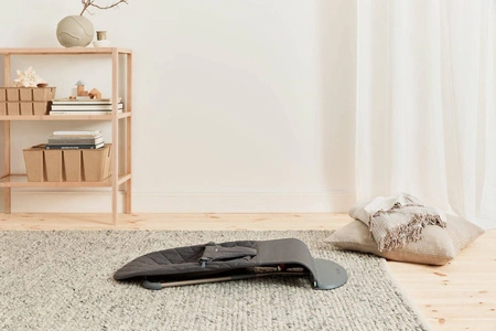 BABYBJORN - leżaczek BLISS - Antracytowy + zabawka do leżaczka BALANCE Googly Eyes