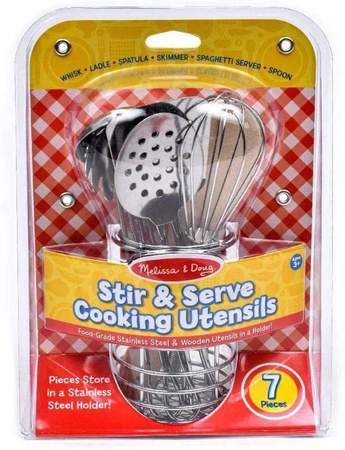 Zestaw akcesoriów kuchennych 19351- Melissa & Doug, zabawki kuchenne dla dzieci