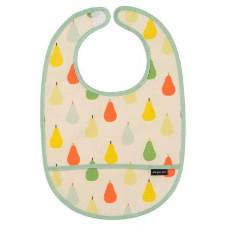 Śliniak z kieszonką, bawełniany, seria Gruszki | Maison Petit Jour®