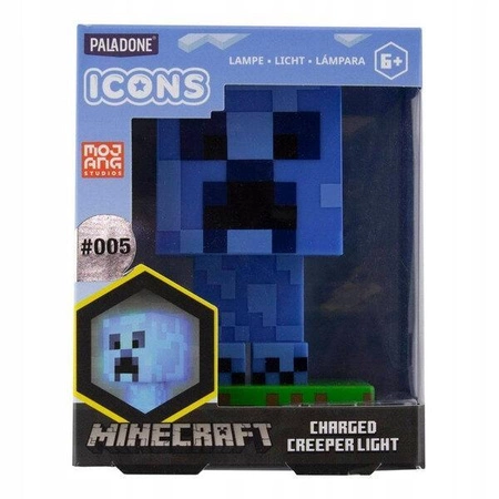 Lampka Minecraft naładowany Creeper