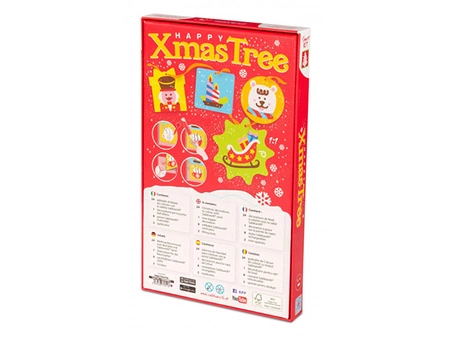 Zestaw do kolorowania piaskiem Happy Xmas Tree 3l+ SABBIARELLI