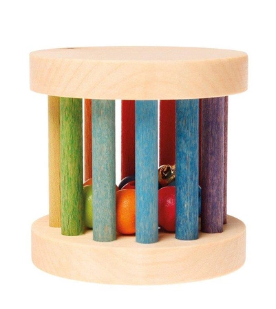 Grzechotka Mini Rolka, kolorowa, 0+, Grimm's