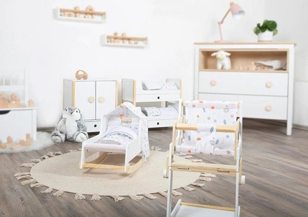 Krzesełko dla lalek 2w1 Little Button Small Foot 11814