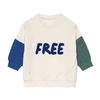Lassig Bluza z bawełny organicznej GOTS Little Gang Free milky 4-6 lat