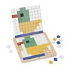 Janod Drewniana układanka mozaika piksele Symetria i kodowanie 4w1 5+