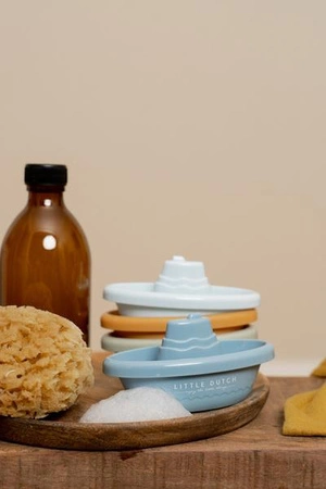 Little Dutch Zestaw 4 łódeczek do zabawy Blue 2007436