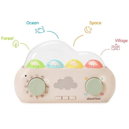 Muzyczny projektor z bajkami CloudBox - Wersja francusko - angielska