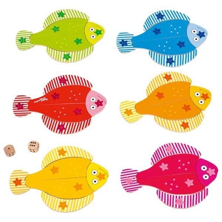 Gra w kości Zakręcone ryby Peggy Diggledey Goki