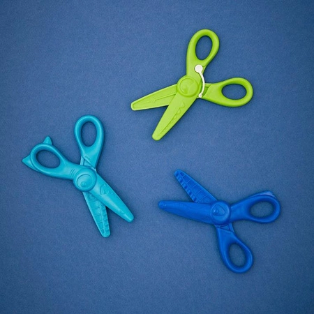 Janod Pierwsze nożyczki kreatywne do wycinania wzorów 3szt. 3+