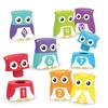 Figurki do nauki liczenia, kolorów i kształtów, Sowy