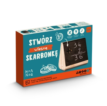 Zabawka naukowa, Stwórz własną skarbonkę, zestaw, Koa Koa