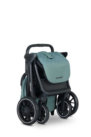 Easywalker Jackey XL Przestronny, samoskładający się wózek spacerowy z kołami XL Forest Green