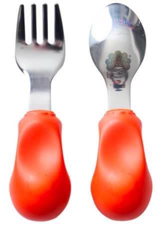 Nana's Manners 2 Widelec i łyżka ORANGE 1-3 lat