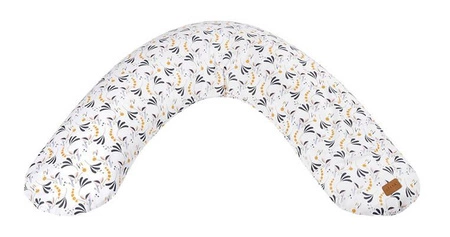 Beaba Ergonomiczna poduszka rogal dla kobiet w ciąży i karmiących Big Flopsy ™ Print Jersey Howell White