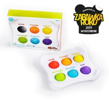 Fat Brain Toy Zabawka Dimpl Duo-Kolorowe Bąbelki