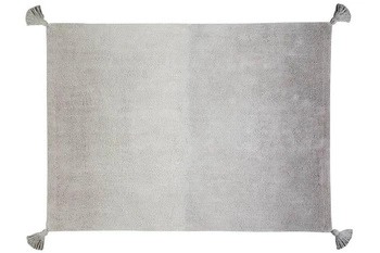 Lorena Canals Dywan bawełniany Degrade Dark Grey-Grey 120 x 160 cm